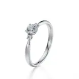 Pierścionek białe złoto z diamentami AJPZ_129